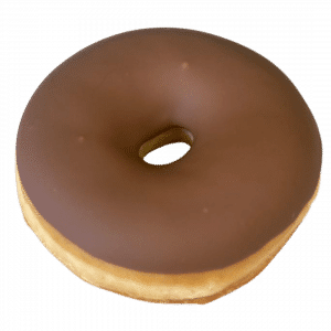DK01 - klassischer Donut mit Vollmilch Schokolade