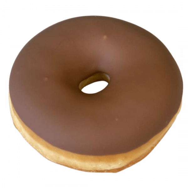 DK01 - klassischer Donut mit Vollmilch Schokolade