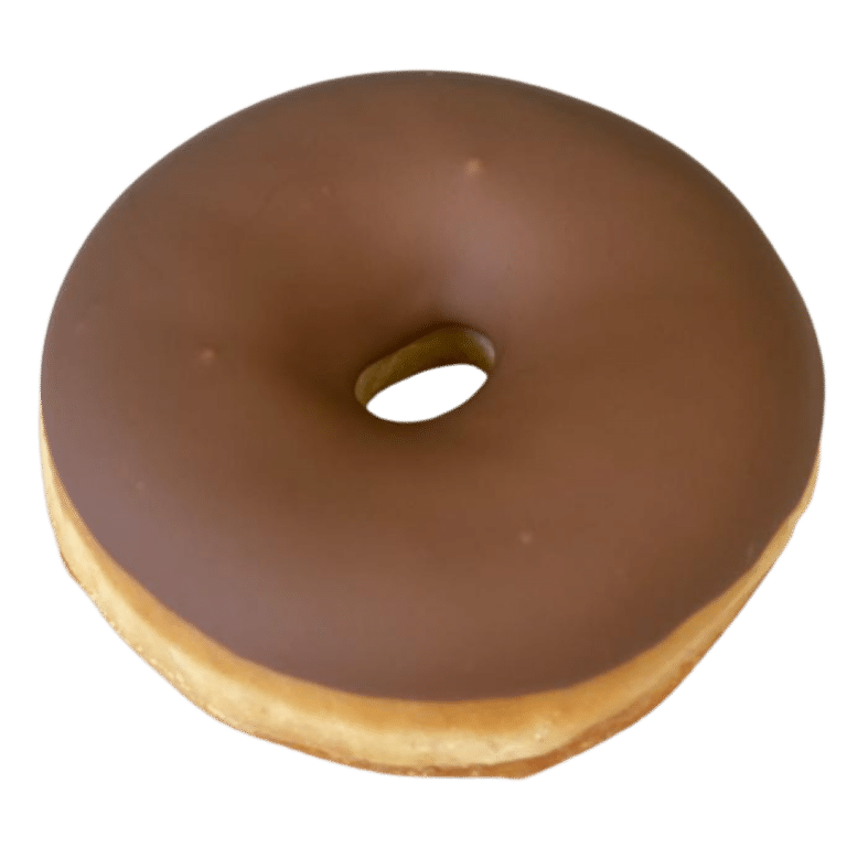 DK01 - klassischer Donut mit Vollmilch Schokolade