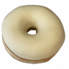 DK01 - klassischer Donut mit weißer Schokolade