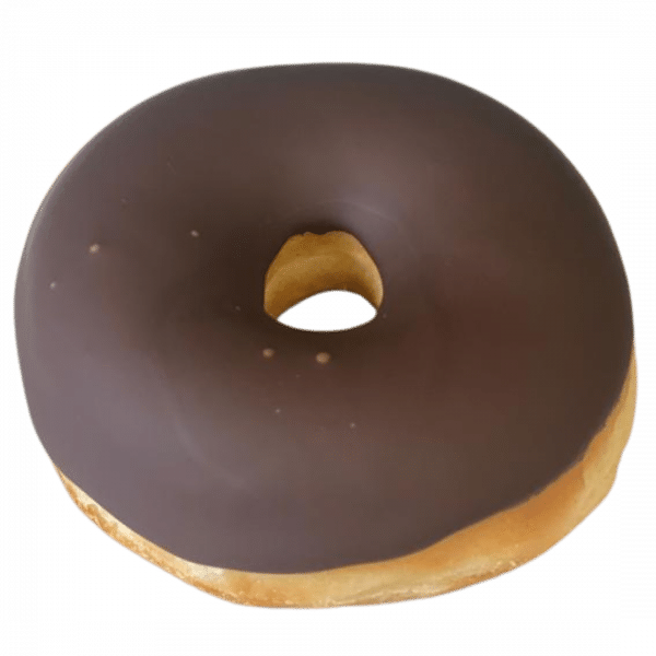 DK01 - klassischer Donut mit dunkler Schokolade