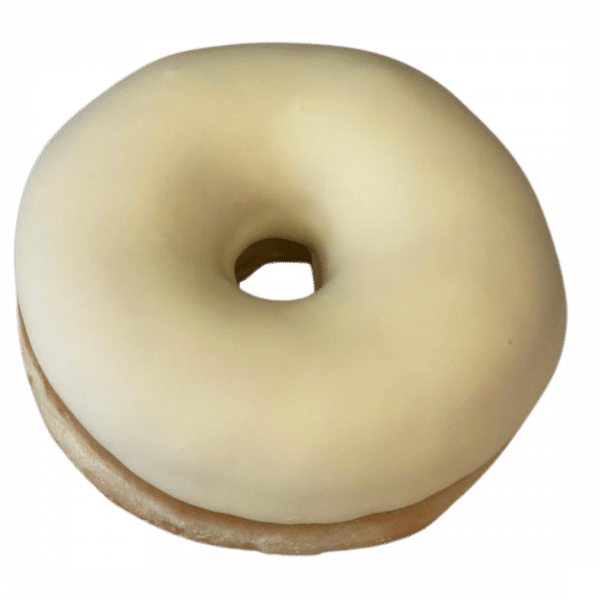 DK01 - klassischer Donut mit weißer Schokolade