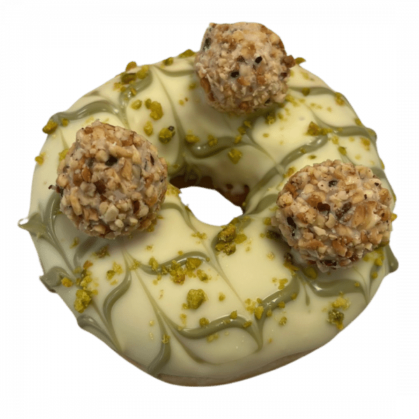 Donut DP03 - mit gehackten Pistazien und Giotto