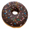 DE01 - Donut mit bunten Streusel