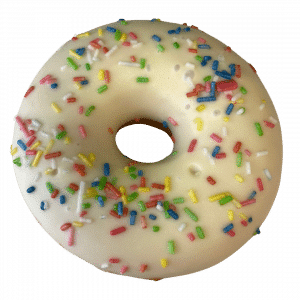DE01 - Donut mit bunten Streusel