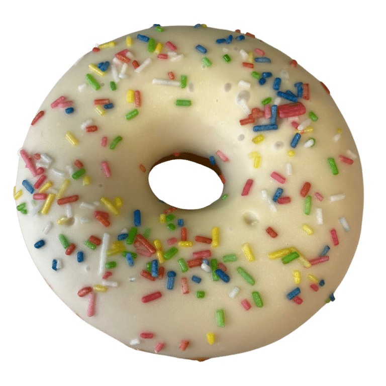 DE01 - Donut mit bunten Streusel