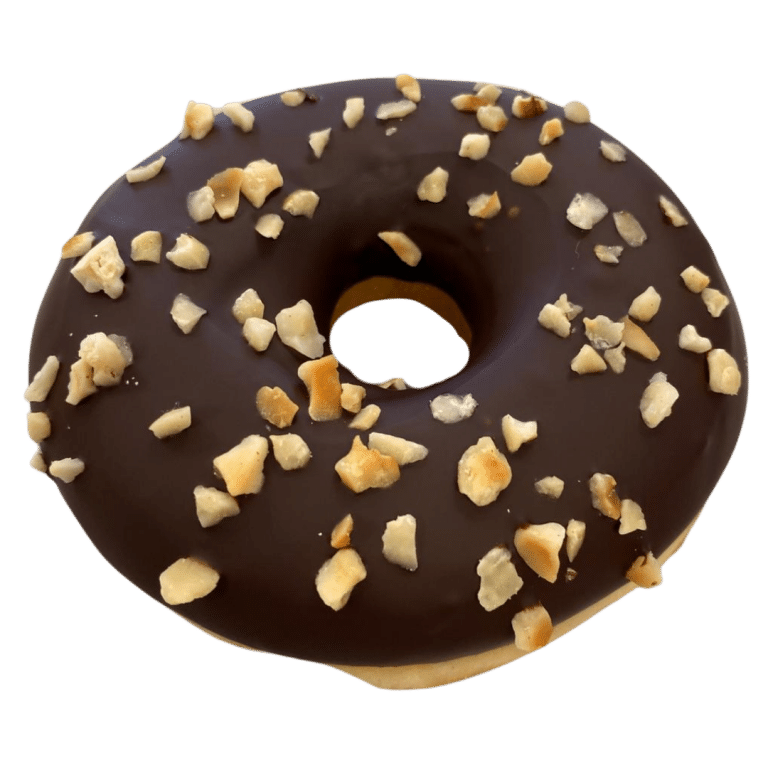DE06 - Donut mit gehackten Haselnüssen
