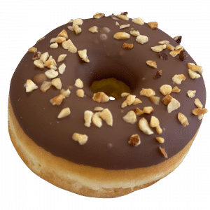 DE06 - Donut mit gehackten Haselnüssen