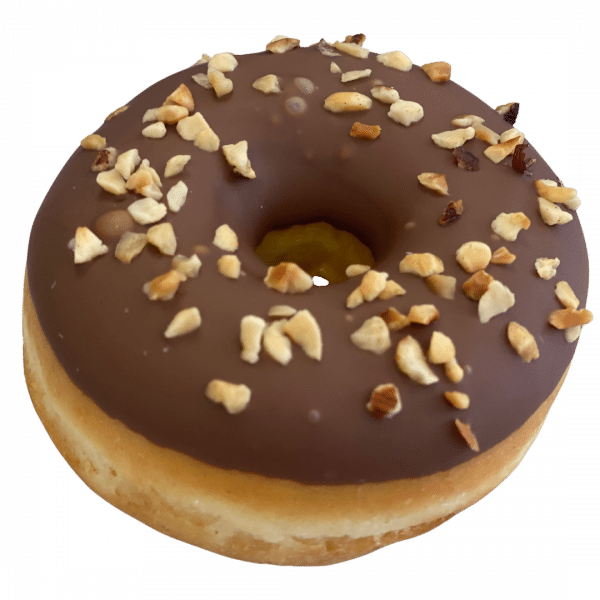 DE06 - Donut mit gehackten Haselnüssen