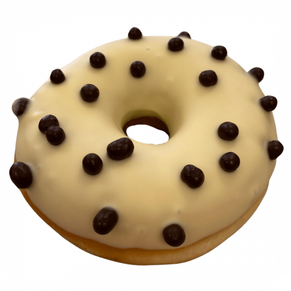 DE12 - Donut mit dunklen Crispearls