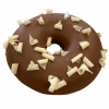 DE17 - Donut mit weißen Schokoflocken