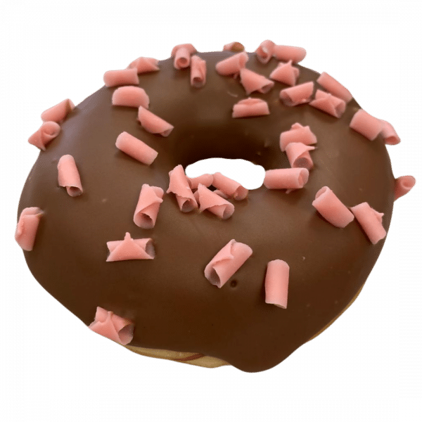 DE18 - Donut mit Erdbeer-Schokoflocken