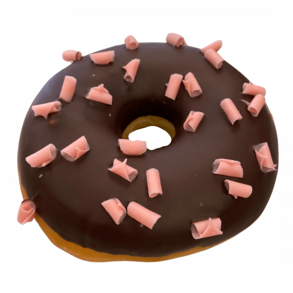 DE18 - Donut mit Erdbeer-Schokoflocken
