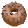 DE19 - Donut mit dunklen Schokoflocken