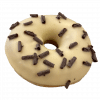 DE19 - Donut mit dunklen Schokoflocken