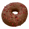 DE21 - Donut mit getrockneten Himbeer-Streusel