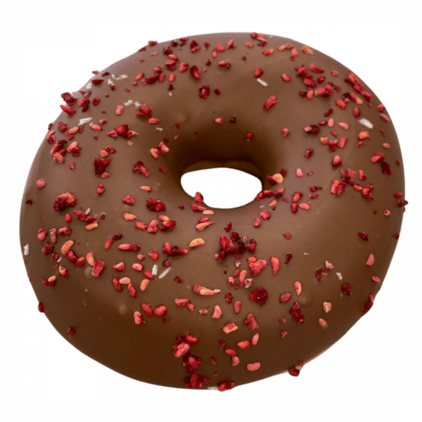 DE21 - Donut mit getrockneten Himbeer-Streusel