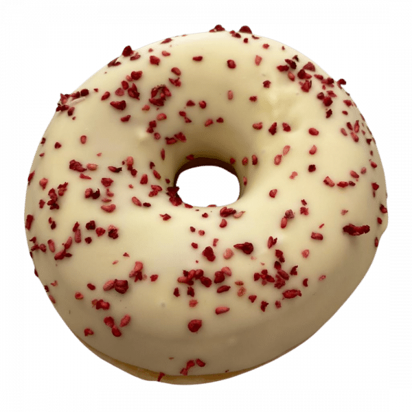 DE21 - Donut mit getrockneten Himbeer-Streusel