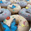 Schmetterlinge Donut