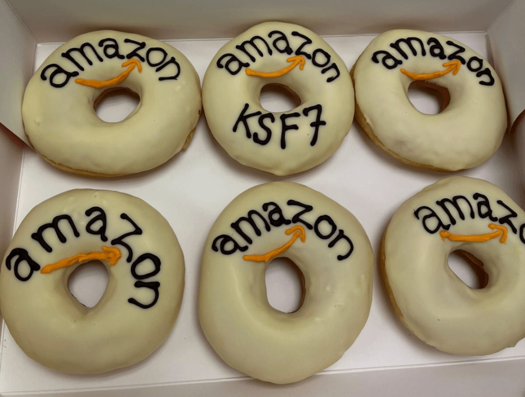 amazon Logo Donut