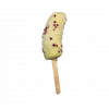 Frozen Banana - Himbeer-Kokos Streusel