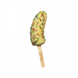 Frozen Banana - bunte Streusel