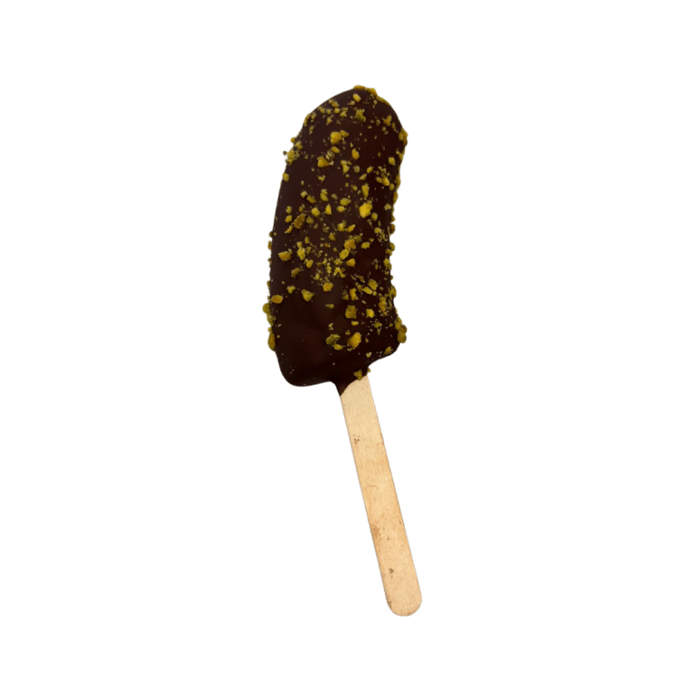 Frozen Banana - gehackte Pistazien