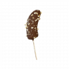 Frozen Banana mit getrockneten Mango Streusel