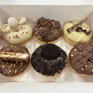 6er Donutbox gemischt