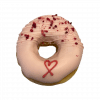 Valentinstag Donut rosa