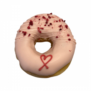 Valentinstag Donut rosa