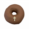 Donut Vollmilch mit Kreuz