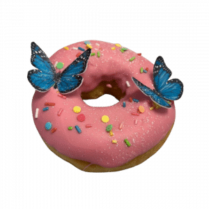 Schmetterling Donut pink